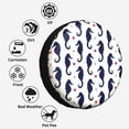 thumbnail image 6 of Kdxio Seahorses and Hearts for Tire Cover Wheel Protectors Tyre Covers Weatherproof Wheel Covers Universal Fit for Trailer Rv SUV Truck Camper Travel Trailers 15 inch, 6 of 8