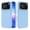Pale Blue, variant on Liquid Silicone Soft Microfiber Case for iPhone 17 Pro with Tempered Glass Screen Protector - Midnight Green