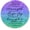 Bible Verse Blue Green Sparkles Glitter, variant on Mouse Pad, Flowers Mountain Customized Premium-Textured Round Mouse Pad, Washable Mousepads with Non-Slip Rubber Base Computer Mouse Pads for Wireless Mouse 7.9×7.9×0.12 inches