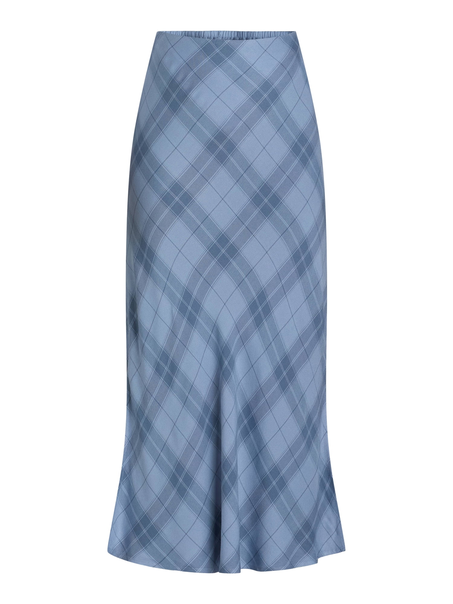 Time and Tru Women's Satin Maxi Slip Skirt, Sizes XS-XXXL