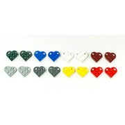 Parts/Elements - Accessories Lego Hearts - Lot of 16 Complete Hearts in 8