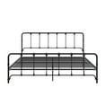 Mainstays Farmhouse Metal Bed, King, Black