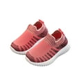thumbnail image 6 of Kids Sneakers Boys Kids Boys and Girls Summer Breathable Lightweight Socks Shoes Toddler Soft Casual Sneakers Baby Sneakers Red 5 Years-5.5 Years, 6 of 6