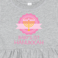 thumbnail image 4 of Inktastic Babys 1st Hanukkah Girls Baby Dress, 4 of 5