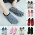 thumbnail image 4 of Calcetines de vellón de Coral para mujer, medias cortas de felpa gruesa, cálidas, invisibles, para dormir en el suelo, 1 o 3 pares, 4 of 5