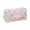 Green, variant on Printed Fluffy Zippered Makeup Bag, Zipped Makeup Bag, Beautiful and Cute Floral Pattern Pencil Case, Suitable for Home, Travel, and Office, Can Store Lipstick, Cosmetics, and Other Small Items