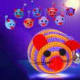 thumbnail image 2 of Cat Mouse Toy Nylon Creative Interactive Cat Rope Ball Pet Chew Toy Cat Bell Toy, 2 of 10