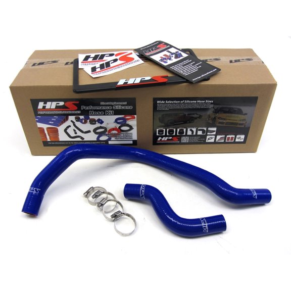 HPS 57-1018-BLUE-2 Blue Silicone Radiator Hose For 93-97 Del Sol SOHC D15 D16 Fits select: 1992-2000 HONDA CIVIC