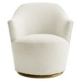 thumbnail image 5 of Nora Boucle Upholstered Swivel Chair, 5 of 7