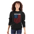 thumbnail image 3 of Unity Freedom Patriotic American Flag Sweatshirt for Men or Women Brisco Brands S, 3 of 6
