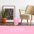 ITSELFER Slim Trash Can with Lid Rubbish Bin Hand Pressing Garbage