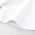 thumbnail image 6 of Piuwrlz Kid Short Sleeve Sweatshirt Girls T-Shirts Solid Color Round Neck Cotton T Shirt Top White Size 4 Years, 6 of 7