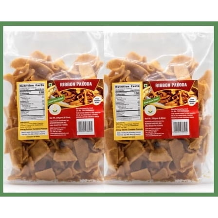 Grand Sweets and Snacks Ribbon Pakoda - pack of 2 (Each Packet Has 250g)