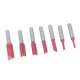 thumbnail image 2 of 7PCS Straight Milling Cutter 6.35mm Shank Tungsten Steel End Mill Set for Wood Slotting and Trimming, 2 of 5