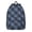 Blue and Black, variant on Purple and Black Checkered Pattern Backpack for School, Cute School Bag with Adjustable Shoulder Straps and Padded Back, 15.7"x11.8"x5.5"
