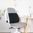 thumbnail image 3 of Almohada de apoyo lumbar para silla de oficina y asiento de coche, espuma viscoelástica equilibrada, 3 of 5