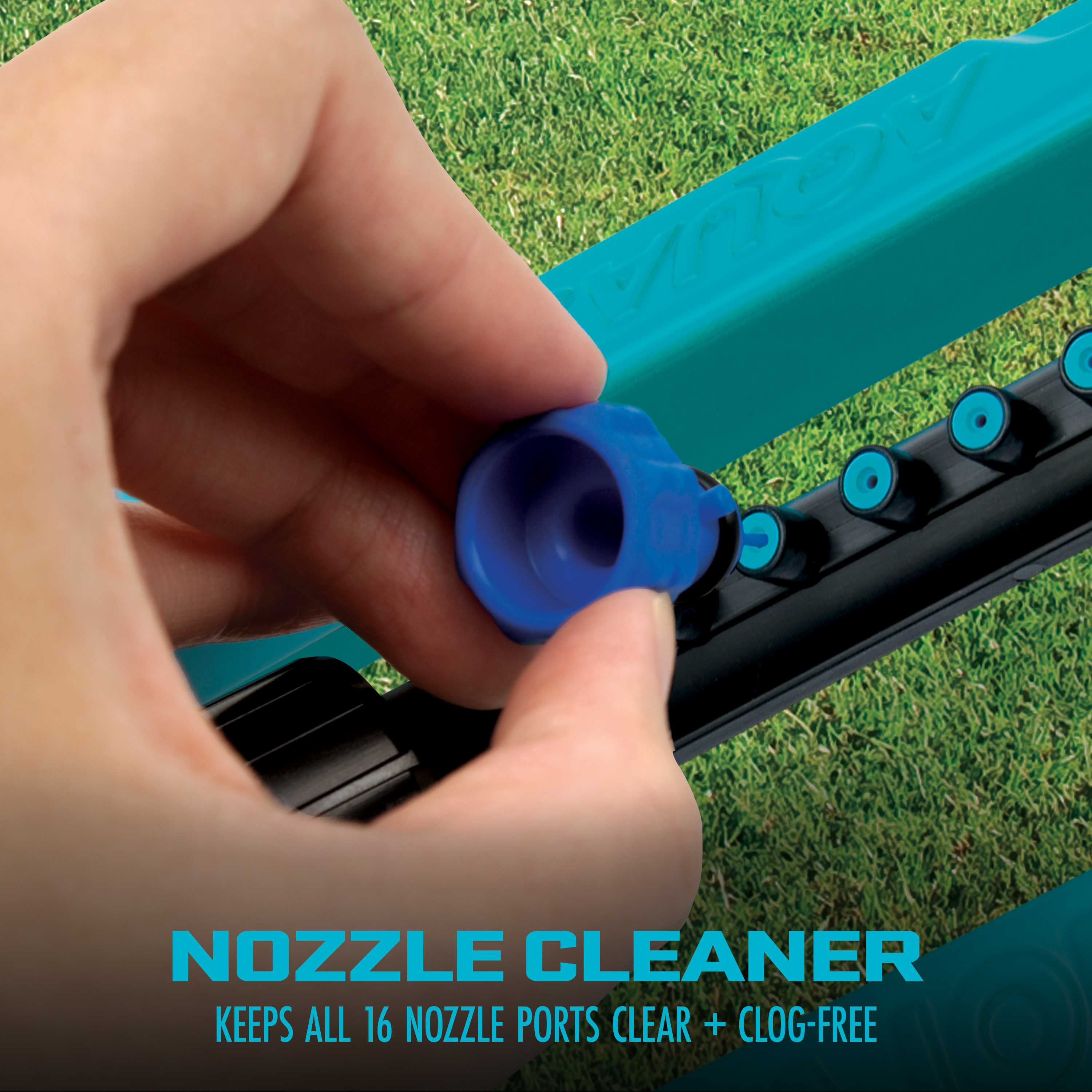 Aqua Joe Oscillating Metal Lawn Sprinkler, Adjustable Coverage photo 6