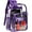 Purple, variant on Inadays Waterproof Clear Backpack Heavy Duty PVC Transparent Large Capacity Backpack with Reinforced Strap for School, Work, Stadium, Travel, Security, Festival, College (Black)
