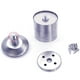 thumbnail image 4 of Juego de 4 patas para muebles, patas ajustables de acero inoxidable de alta resistencia para muebles, para sofá, mesa de cocina, barra de desayuno, soporte para mesa, 50 x 80 mm, 4 of 5