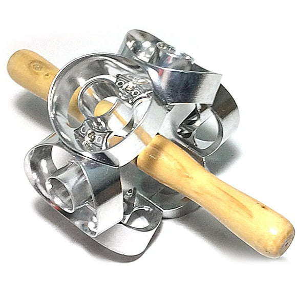 MesaSe Revolving Donut Cutter Maker Mold Pastry Dough Metal Baking Roller Kitchen Tools