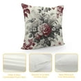 thumbnail image 4 of GOSMITH  Pink and Cream Floral Pillow Covers Vintage Throw Chinoiserie Flower Pillowcases Farmhouse Cushion for Couch Bed Sofa Chair Home Decor, 4 of 5