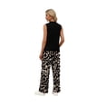 thumbnail image 6 of WIHOLL Two Piece Sets For Women Vacation Spring Summer Outfits Sleeveless Mock Neck Fashion Clothing Wide Leg Pants, 6 of 11