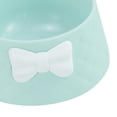 thumbnail image 4 of Cat Bowl Feeding Dishes Stable Novelty Anti Slip, Durable Bow Tie Decorated, Pet Feeder Water Bowl Cats for Dogs Pet Accessories Kitty Kitten Green, 4 of 10