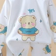 thumbnail image 6 of HCNTES Baby Toddler Boy Girl Clothes Fall Winter Outfits Long Sleeve Shirt Sweatshirt + Long Pants Kids Little Boy Girl Clothing(Style4,2-3 Years), 6 of 7
