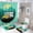 AA-2, variant on Yellow Camper Van in Mountains Shower Curtain Set Modern Bathroom Decor Mats 4pcs Fabric Bathroom Curtain Slip Floor Rug Toilet Lid