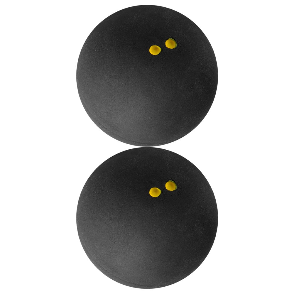 LOLIPPYY 2Pcs Small Racket Ball Rubber Squash Ball for Beginners Indoor Outdoor Use