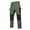 #Green, variant on DPTALR Men's Solid Color Elastic Waist Drawstring Multi Pocket Workwear Pants,BlackS