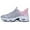 Grey pink-A, variant on BROYON Womens Walking Shoes Slip on Air Running Shoes Fashion Sneakers Casual Fitness Gym Jogging Workout Ladies Nursing Work Easy Put On Athletic Purple US 8.5