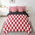 thumbnail image 2 of Castle Fairy Minimalist Buffalo Twin Bedding Sets 7-Piece for Female Men Adults,Geometric Plaid Grid Bedding Comforter Set Microfiber,Mid Century Breathable Sheet Sets,Super Cozy Room Decor, 2 of 8