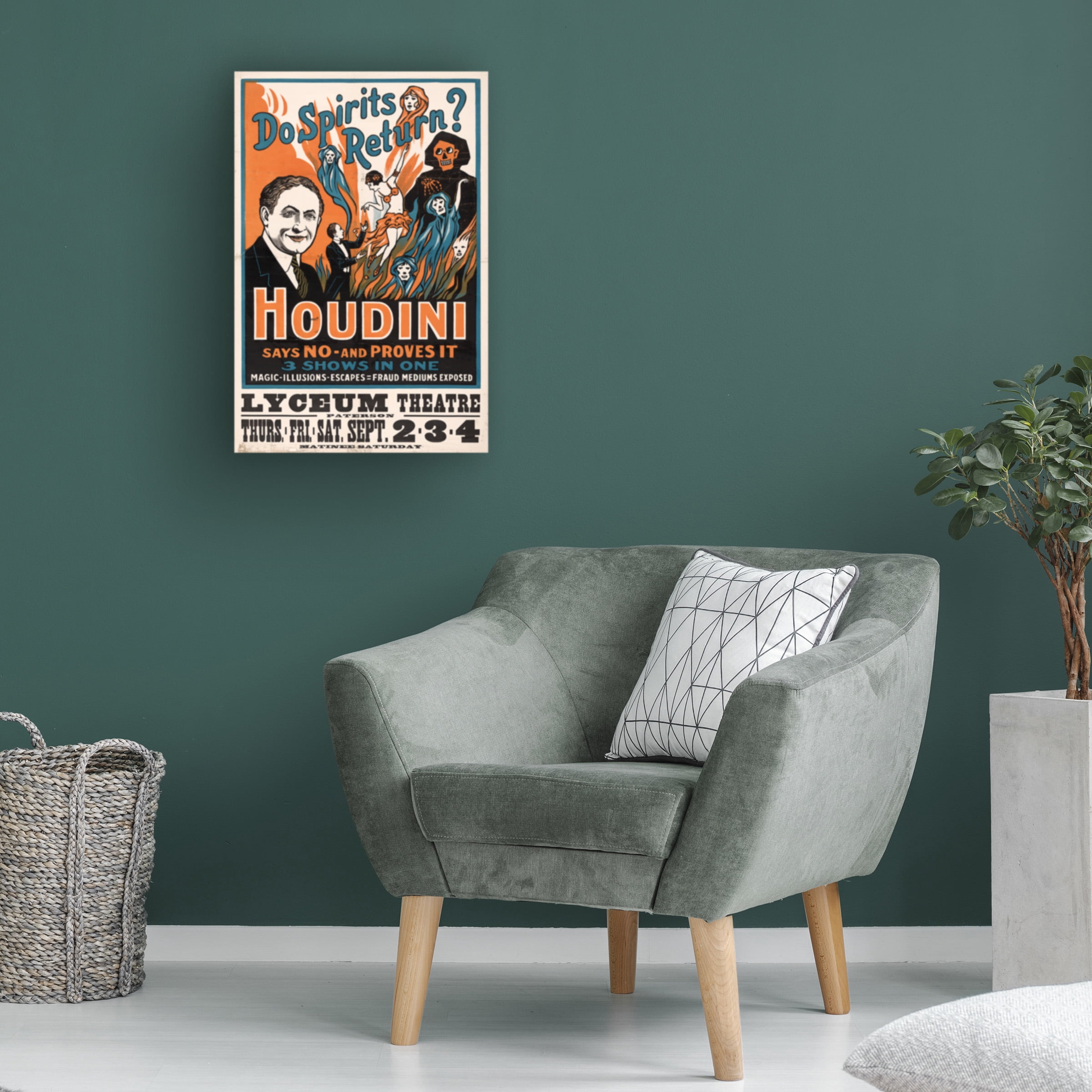 Print Collection 'Do Spirits Return Houdini' Canvas Art