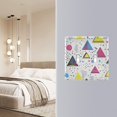 thumbnail image 4 of Yayeee Toggle Light Switch Wall Plate 2-Gang 4.56"x4.48" Decorative Outlet Cover, Pink Simple Shapes, 4 of 7