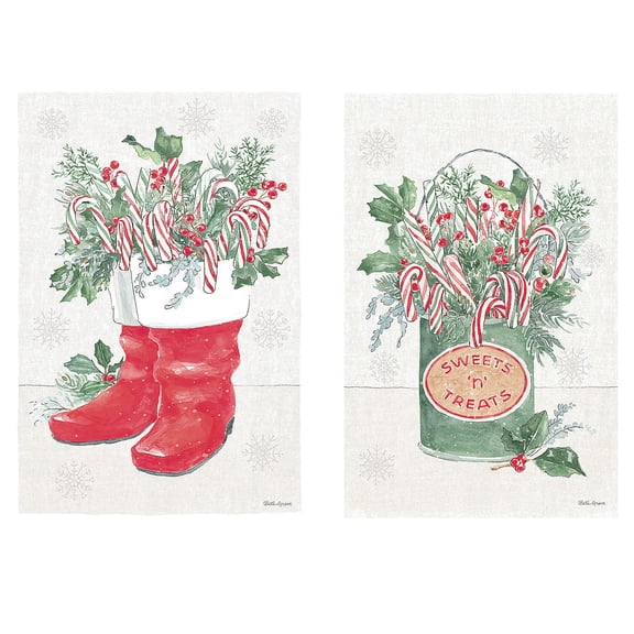 Evergreen Christmas Charm Reversible Burlap Garden Flag 12 x 18 Inches Indoor Outdoor Decor