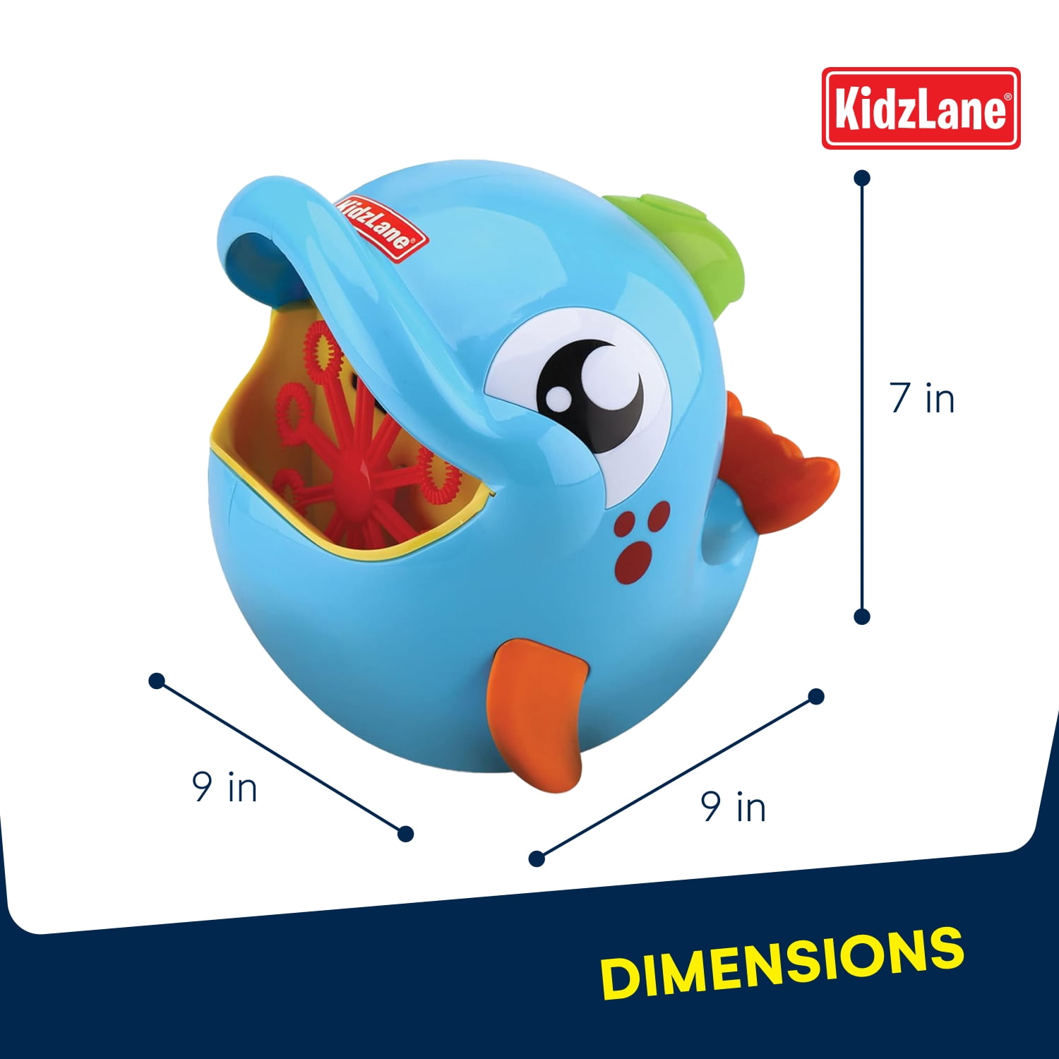Kidzlane Bubble Machine | Bubble Blower for Big Bubbles 500-1000 Bubbles Per Minute