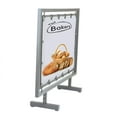 thumbnail image 4 of M&T Displays 42 x 24 Street Barrier Sidewalk Sign Q Control Systems Silver, 4 of 4