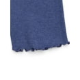 thumbnail image 2 of Garanimals Toddler Girl Rib Biker Shorts with Lettuce Hem, Sizes 18M-5T, 2 of 3
