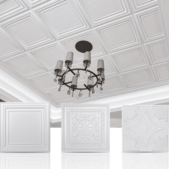 Glue Up Ceiling Tiles