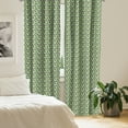 thumbnail image 2 of Ambesonne Artichoke Curtains, Cooking Food Eating, Pair of 28"x63", Yellow and Fern Green, 2 of 5
