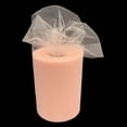 thumbnail image 4 of Peach Tulle Wedding Reception Decor - 6" x 100 Yards, Easter, Spring, Mother’s Day, Fabric Netting Ribbon, Gift Wrap, Garland, Streamers, Wedding Veil, Swag, Bows, Church, School, Wreaths, DIY, 4 of 4