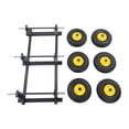 thumbnail image 6 of 6-Wheel All-Terrain Mover, 1200-LB Capacity All-Terrain Mover, Heavy Duty Furniture Dolly, 6 of 8