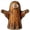 G#069, variant on Vintage Wooden Ghost Decoration Rustic Halloween Decor Distressed Natural Wood Spooky Figurine Cute Desk Shelf Sitter Farmhouse Autumn Home Ornament