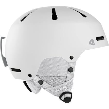 Retrospec Comstock Ski Helmet - Snowboard Helmet for Adults - Adjustable Fit Snow Helmet with Protective Shell and Breathable Vents for Men & Women - Matte White - Size M/L (59 cm -62 cm)