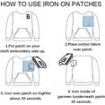thumbnail image 6 of 5sets 50PCS Iron on Numbers Patches Black 0-9 Sew on Patches Wool Felt Embroidery Repair Patches Decals for Clothes Jerseys Varsity Jacket DIY Decoration Craft Accessories Black DIY, 6 of 7