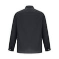 thumbnail image 5 of IROINNID Plain Long Sleeve Shirts for Men Leisure Solid Shirt Spring And Button Standing Collar Shirt Top/shirt Blouse Deals,Black, 5 of 5
