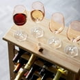 thumbnail image 3 of Godinger Wine Glasses, Stemmed Wine Glass Goblet Beverage Cups - Meridian Blush, 12oz - Set of 4, 3 of 3