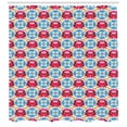thumbnail image 3 of Ambesonne Colorful Shower Curtain, Slavic Russian Folk Floral, 69"Wx84"L, Multicolor, 3 of 3