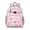 Pink-61, variant on Dental-Themed Waterproof Backpack - Lightweight Student Book Bag with Tooth Pattern, Adjustable Ergonomic Design for Spine Protection, Multiple Pockets & Breathable Padding for Teens & Daily Wearers